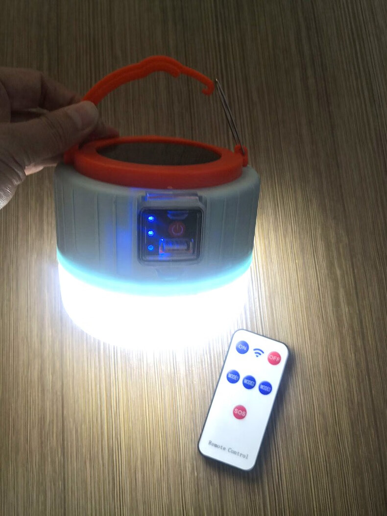 探路蜂应急太阳能充电灯夜市无线地摊灯可遥控开关家用停电便携式野营