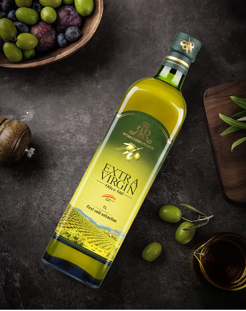 罗曼尼康帝特级初榨橄榄油西班牙原装进口食用油500ml