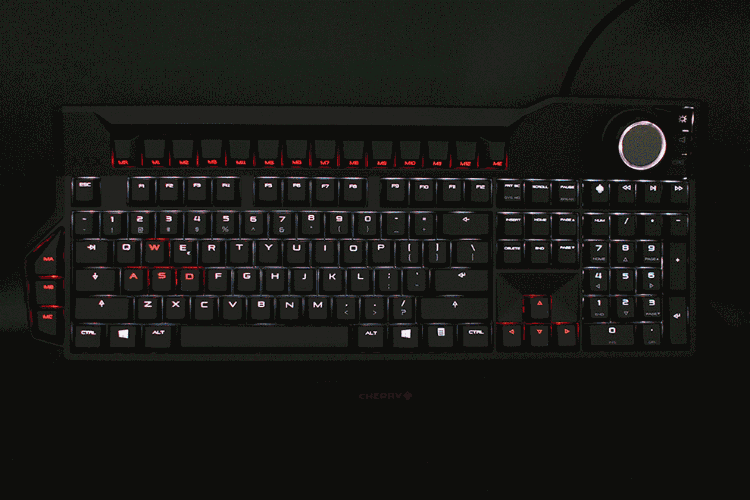 0 g80-3980机械键盘 rgb有线旋钮键盘 全尺寸吃鸡游戏电脑键盘 mx