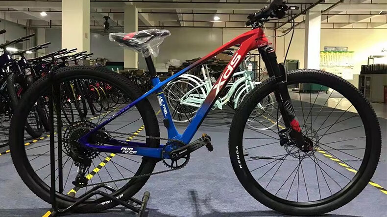 喜德盛自行车限量款山霸mt3碳纤维12变速gx后拨专业竞赛山地车275寸男