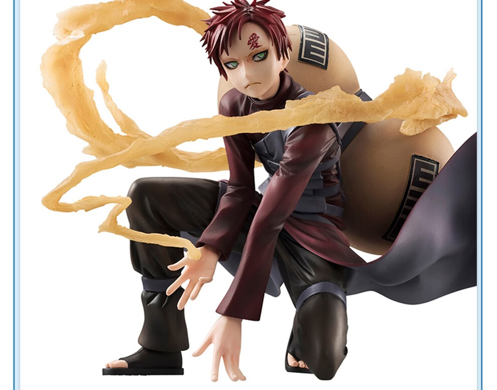 万代megahouse手办gem限定火影忍者疾风传风影我爱罗再版约15cm