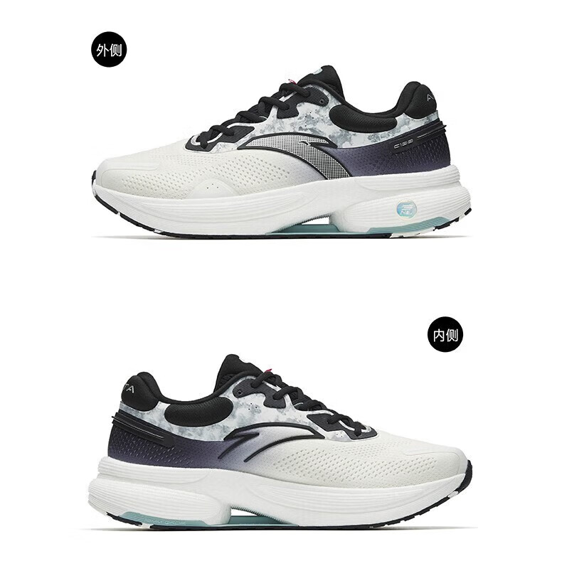 安踏c100运动鞋男鞋2022秋冬新款氮科技竞速减震耐磨专业训练跑步鞋子