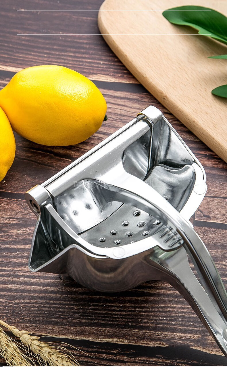 304不锈钢手动榨汁机柠檬夹橙汁压果器水果榨汁机神器铝合金手动压汁