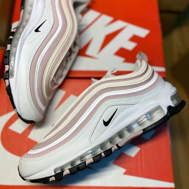 耐克(nike)耐克(nike)airmax97银子弹运动鞋软木塞奶白蓝全掌气垫3m