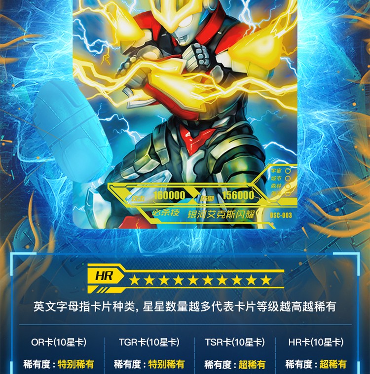 卡游奥特曼卡片第二弹星云版星辰版泽塔奥特曼稀有or诺亚tsr赛罗满星