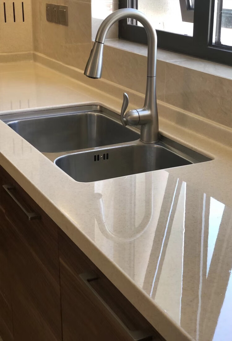 美嘉家具贴膜耐高温防烫岩板餐桌茶几大理石贴纸台面透明保护硅胶膜