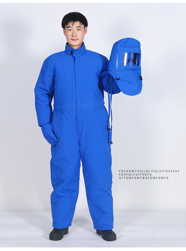冷库防寒服lng加气站耐低温防寒液氮氧液化天然气防冻服冷库耐低温服l