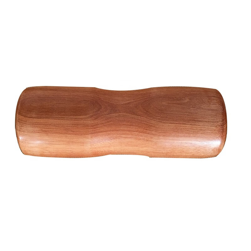 实木枕头原木颈椎枕颈椎护颈圆枕颈椎硬枕头木头枕头 金丝梨木两头高