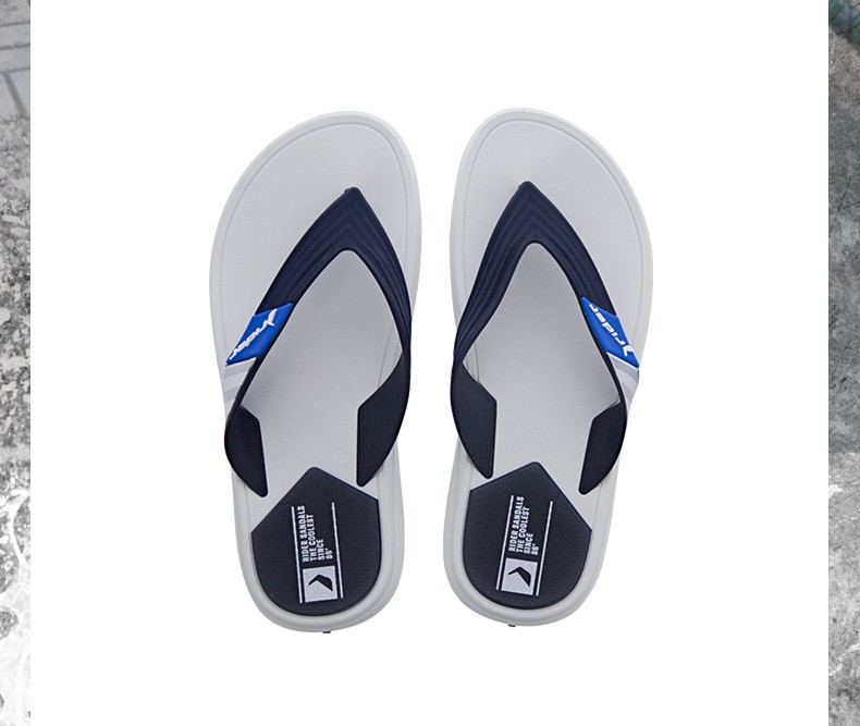 rider新款男士夹趾拖鞋巴西进口人字拖向上系列户外休闲防滑沙滩鞋黑