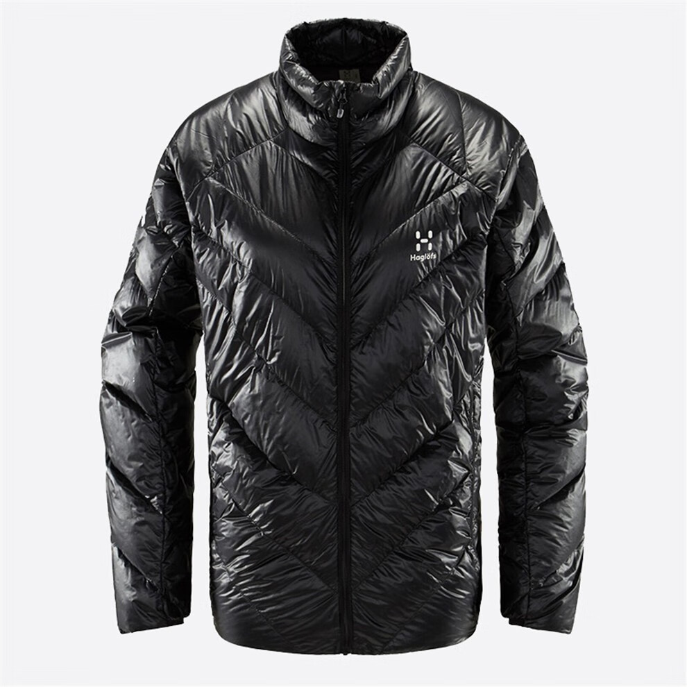 haglofs火柴棍男士冬季保暖轻薄款亮面羽绒服男l.i.