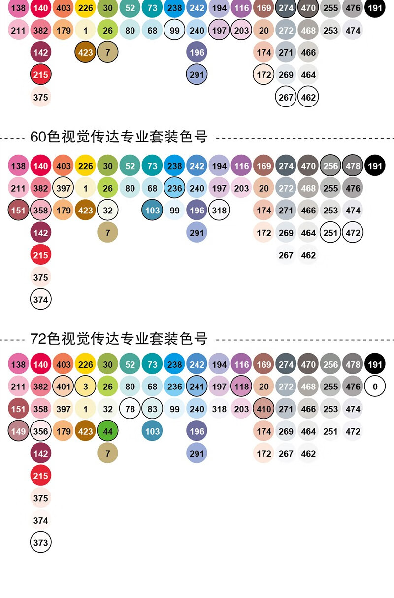 法卡勒四代色卡图片