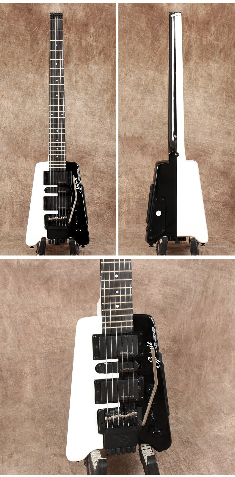 施坦博格 steinberger/斯坦伯格黄贯中无头便携式迷你旅行电吉他电