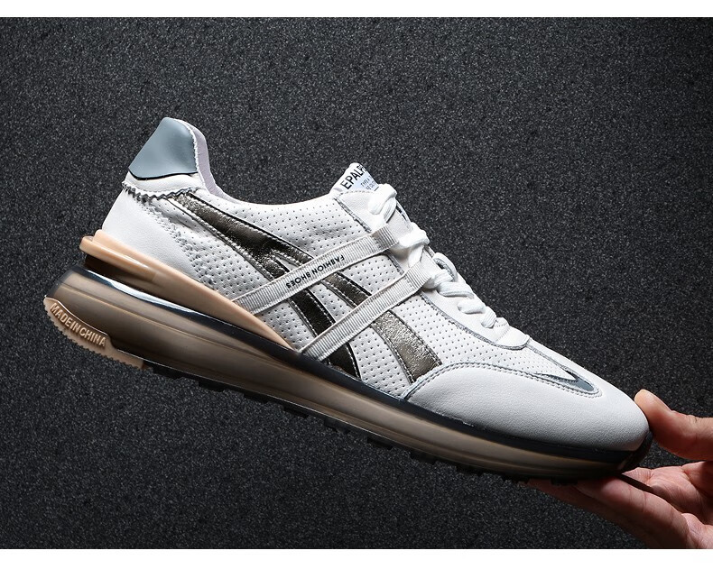 georginagoodman男鞋夏季休闲鞋男2021新款小白鞋男阿甘鞋潮流运动