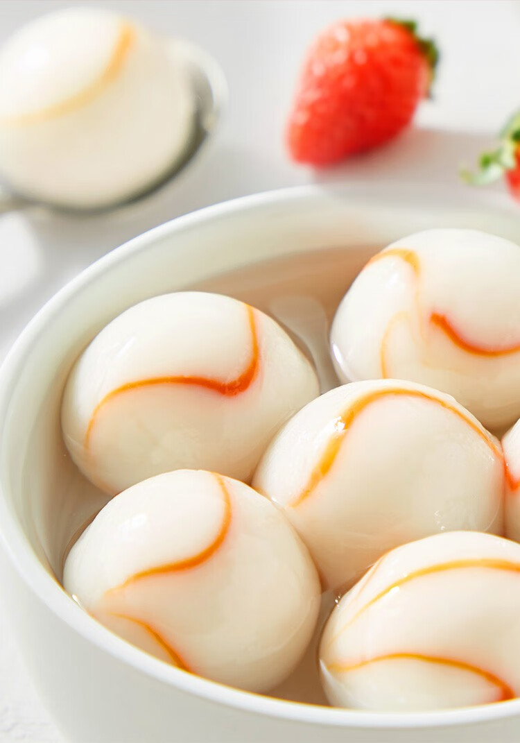 0运费思念水果汤圆浪漫草莓元宵糯米儿童彩色汤圆商用浪漫草莓水果