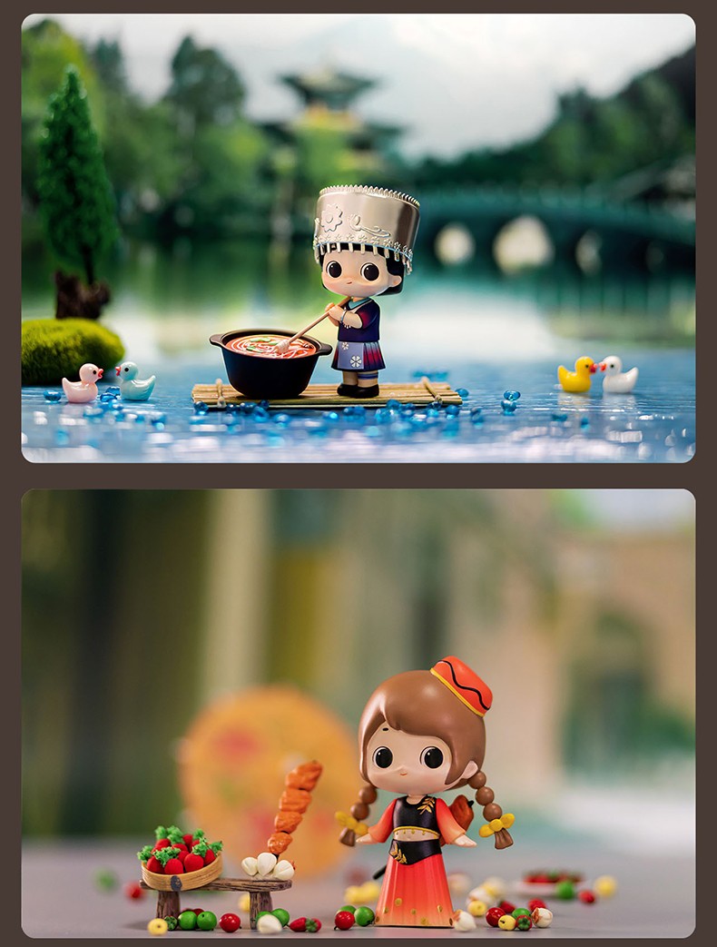 城市美食盲盒玩具手办福袋盲袋扭蛋摆件盲盒娃娃全套惊喜生日礼物城市