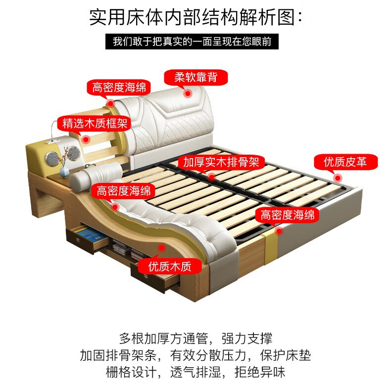0米床 床垫 1个床头柜【图片 价格 品