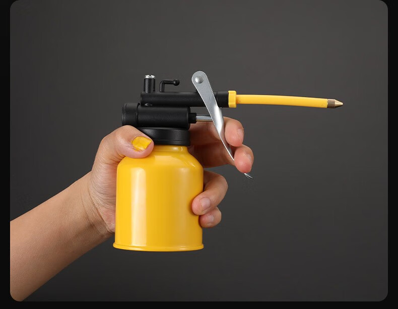 海辰威高压机油枪家用滴壶手动加油壶机油油壶长嘴透明齿轮加注器机