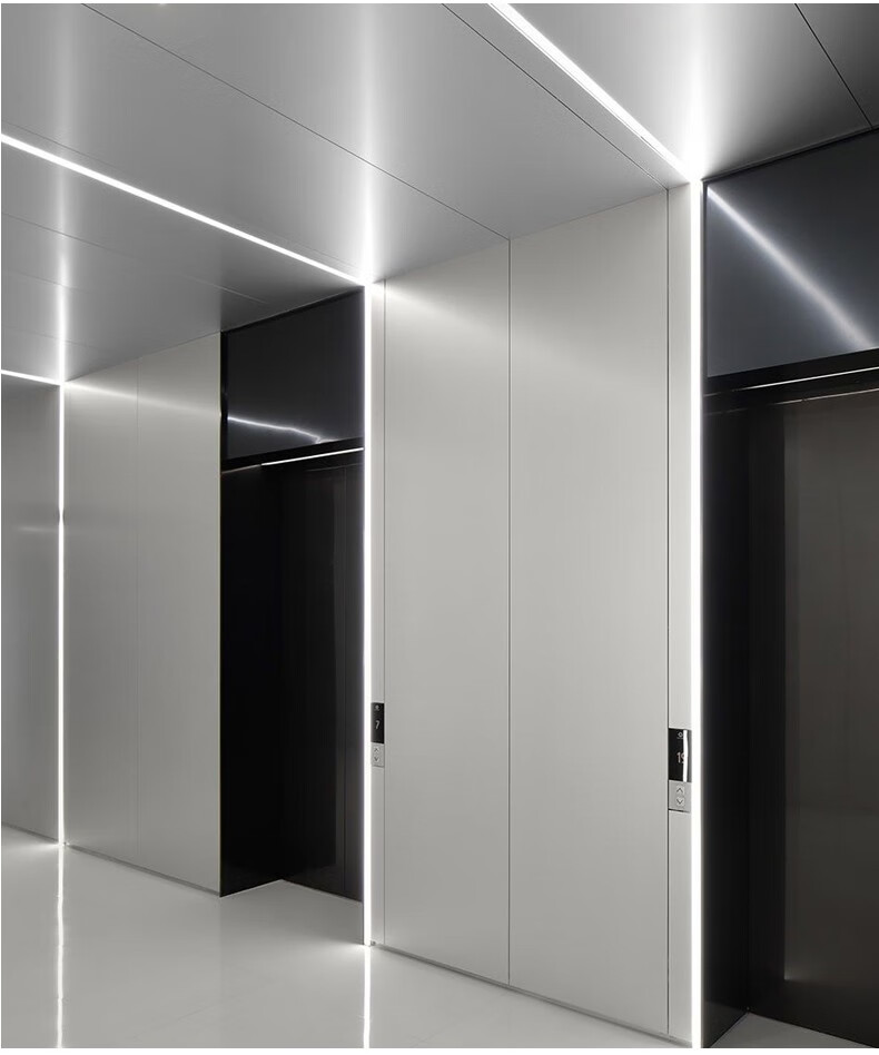 八特线条灯嵌入式led悬浮吊顶客厅过道家用预埋式无边框暗藏线性灯带