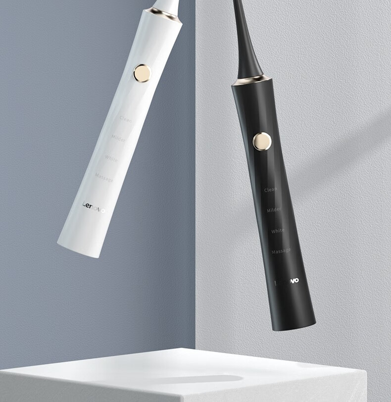 联想电动牙刷情侣牙刷成人防水亮白全自动充电式超声波震动牙刷软毛线