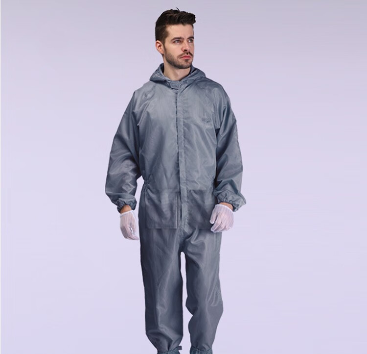 宁爵ningjue无尘服连帽连体喷漆防尘洁净防静电电子厂车间防护工作服