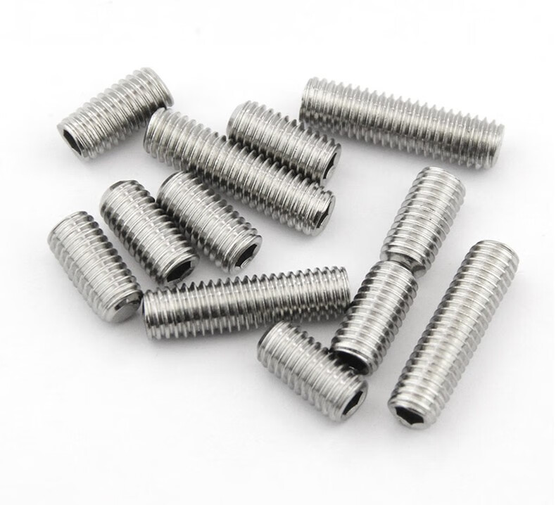 浩动不锈钢平端内六角紧定螺钉 无头螺丝 顶丝 机米螺丝m3m4m5m6m8 8*