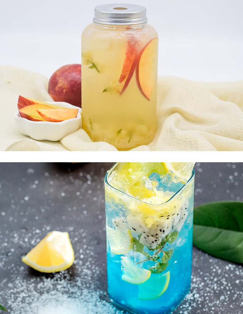 黑海盗原味吸吸冻粉 可吸甜品果冻原料 夏季冷饮果冻布丁原料1kg 黑