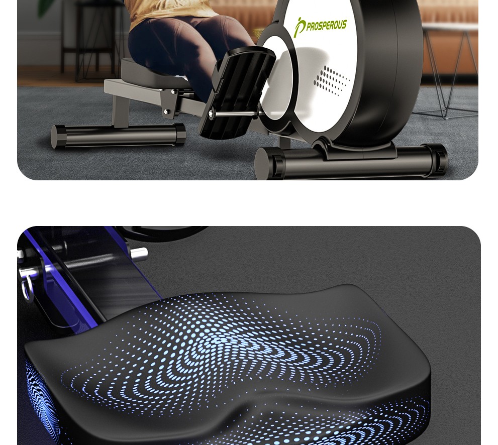 prosperous划船机家用磁控静音室内划船器健身器材可折叠收纳7kg飞轮