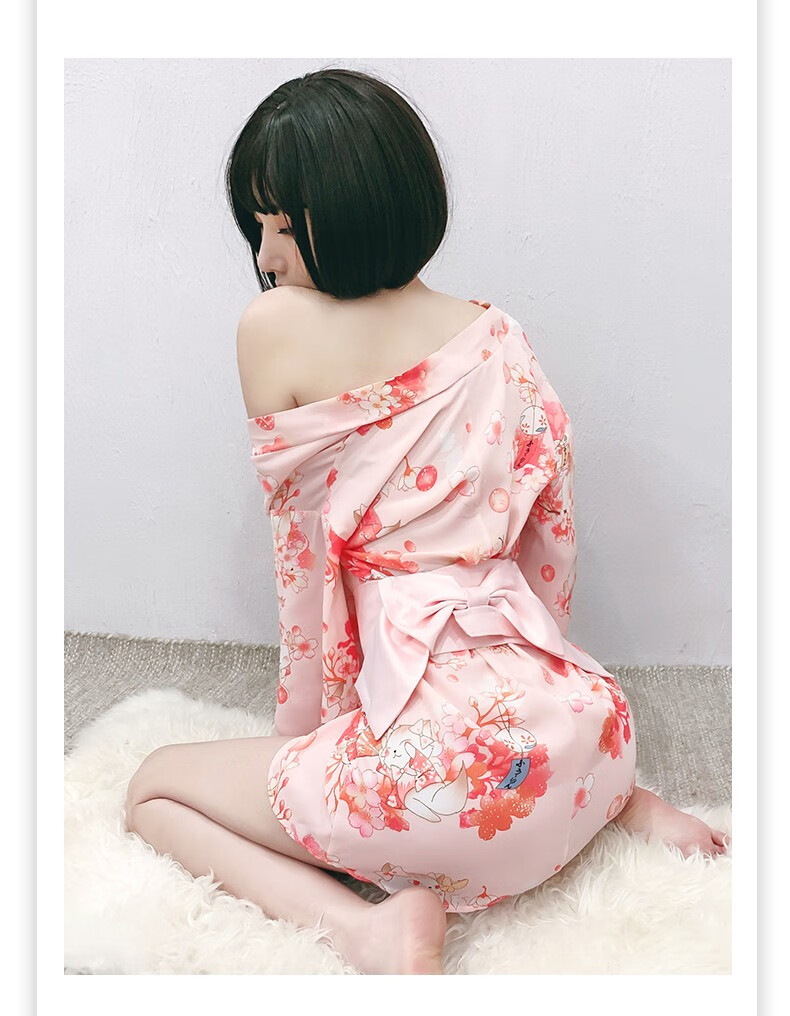 瑰若性感睡衣情趣内衣女套装诱惑日式和服cosplay角色扮演sm开档免脱