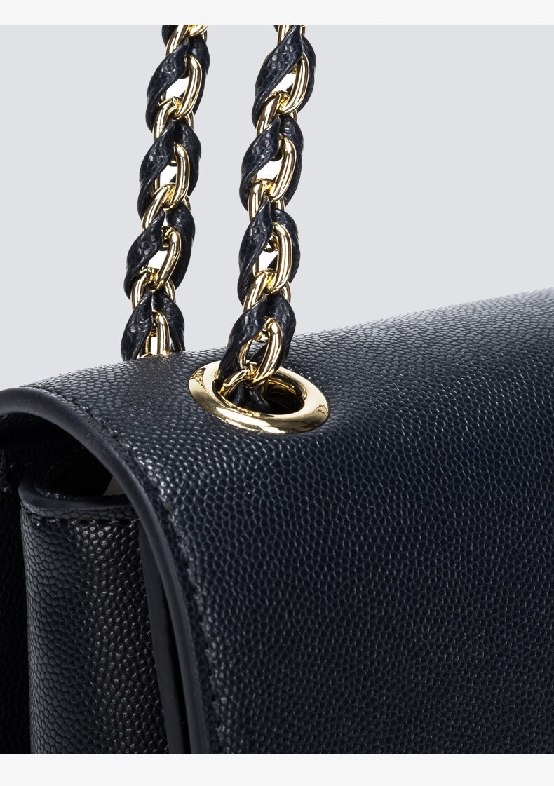 coogi斜挎女包2020新款手提包百搭单肩包小方包 深蓝色【图片 价格 品