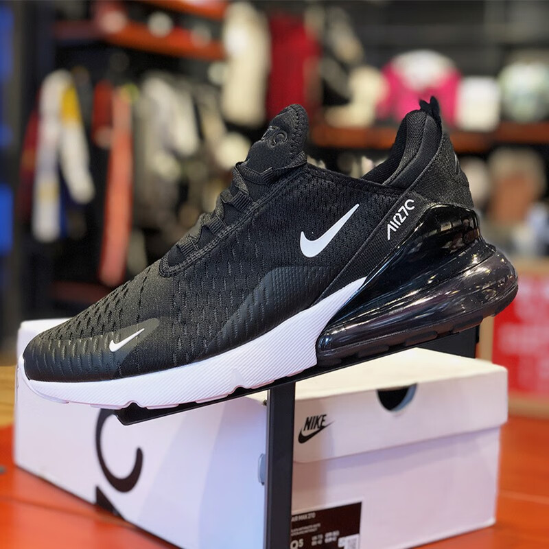 nike耐克男鞋airmax270气垫鞋2022春季运动鞋缓震轻便休闲鞋跑步鞋ah