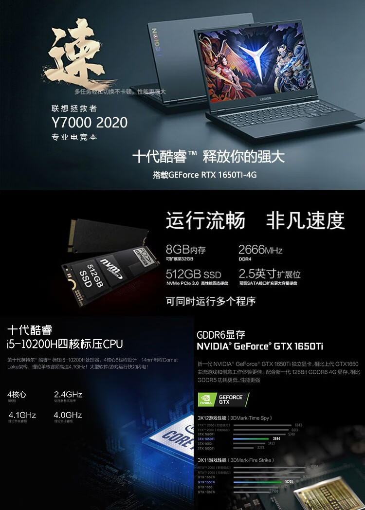 【二手95成新】联想拯救者y7000p2020款r9000p电竞游戏本笔记本电脑 y