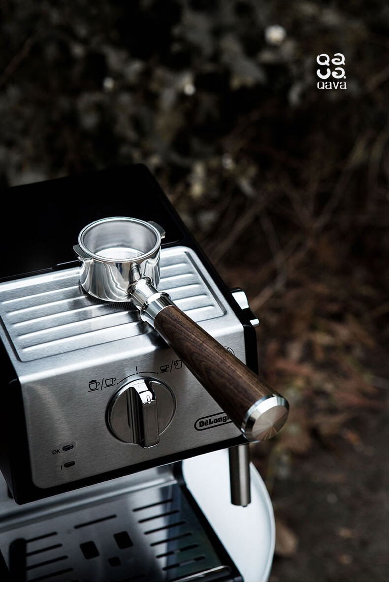 dl惠家实木咖啡机手柄无底把手 惠家半自动咖啡机手柄改装粉碗 通用