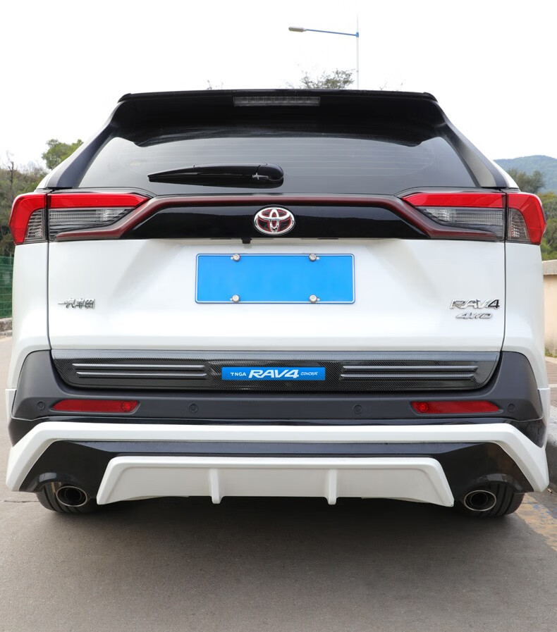 标弹 适用于丰田rav4荣放2020-21款尾门饰条威兰达后备箱护板尾箱改装
