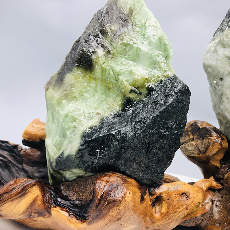 珠宝严选独山玉中国四大名玉怡景原石挂件手把件件摆件115斤艺潇珠宝y