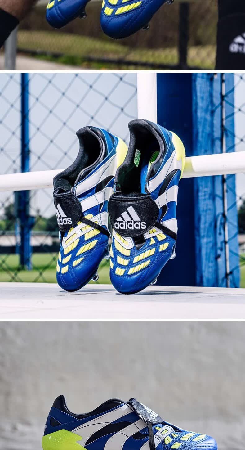 adidas阿迪达斯猎鹰4代复刻超顶fg长钉天然草足球鞋男fz5429fz542945