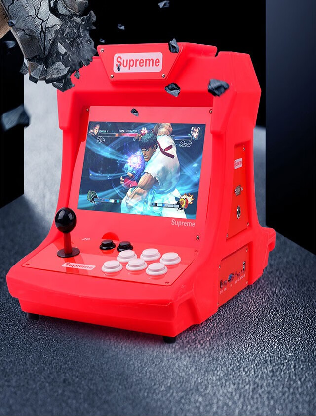 顺丰快递网红游戏机街机台式家用小型摇杆游戏机97拳王双人格斗街机