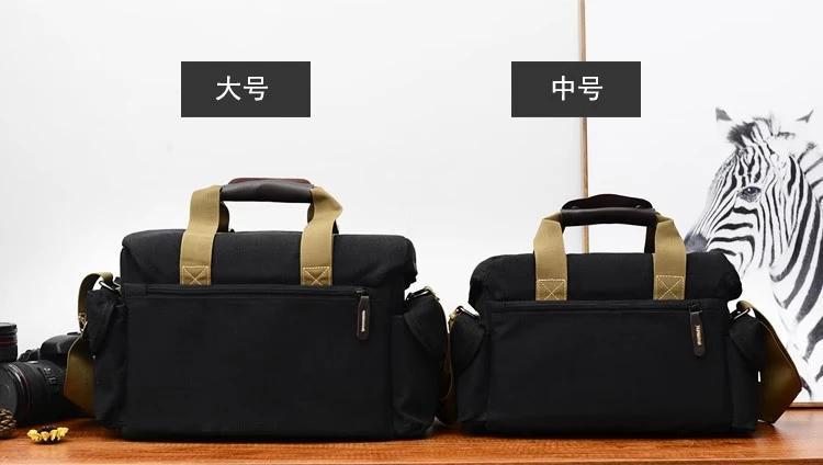 Camera bag men's and women's SLR micro-single camera bag Sudiro single shoulder suitable for 650D800D700D750D850D200D khaki Camera bag men's and women's SLR micro-single camera bag Sudiro single shoulder suitable for 650D800D700D750D850D200D khaki