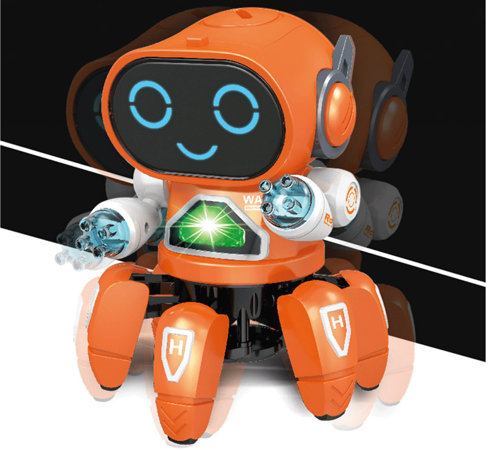 佰仕思儿童玩具男电动机器人玩具1-2-3岁小孩玩具会跳舞走路唱歌男孩