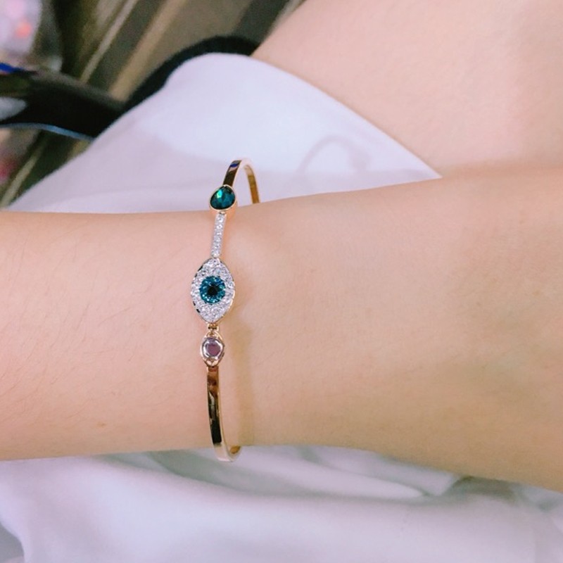 swarovski施华洛世奇恶魔之眼手镯女王一博同款手饰情人节礼物送女友