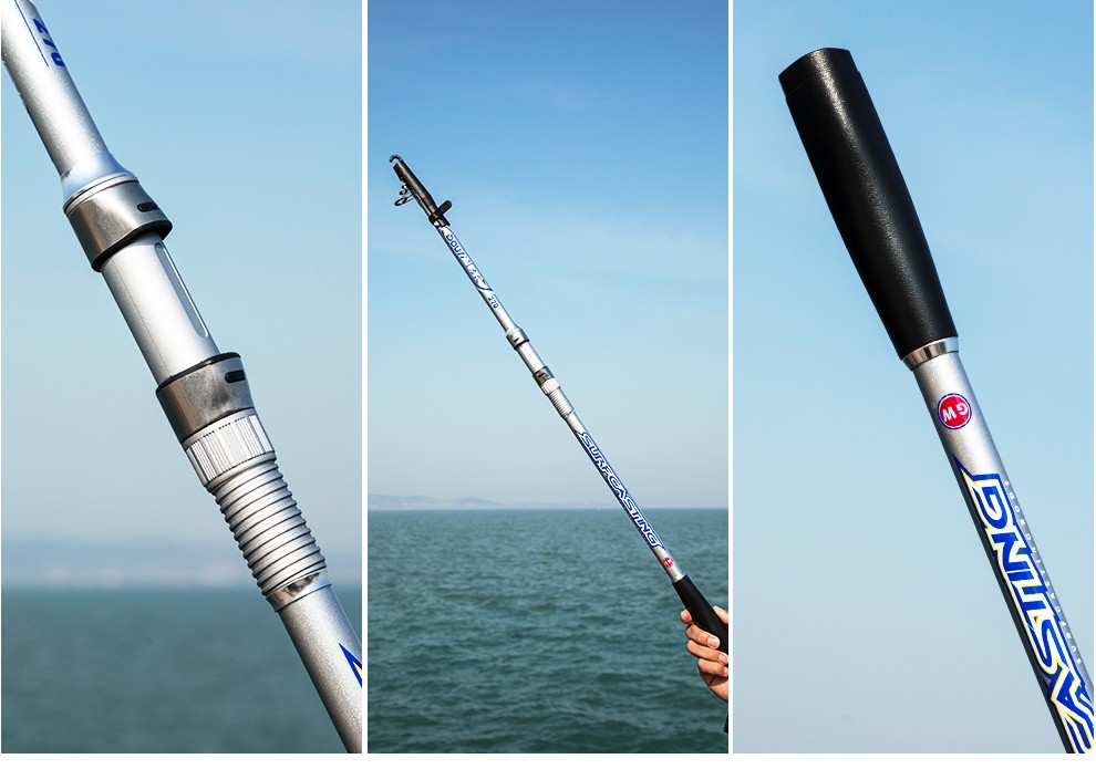 光威海竿北海道斗力投钓鱼竿碳素抛竿超硬甩杆远投竿鱼杆渔具斗力投30