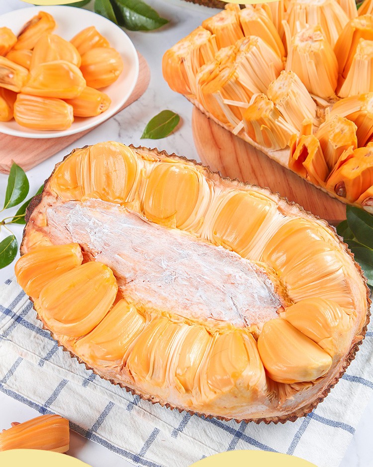 越南菠萝蜜红肉新鲜水果整个干苞饱满浓香爆甜时令热带树木菠萝蜜现摘