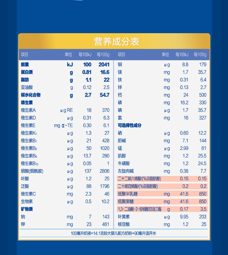 君乐宝乐铂2段奶粉婴幼儿配方612个月适用二段盒装奶粉400g6盒装