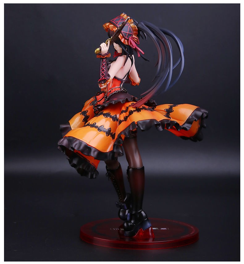 约会大作战手办时崎狂三旗袍跳舞猫耳猫娘夜刀神十香动漫卡通周边创意