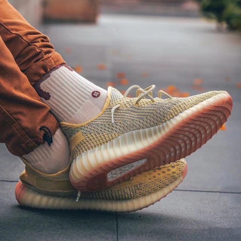 阿迪达斯(adidas)yeezy 椰子350黑天使纯黑跑步鞋男鞋女鞋低帮休闲鞋