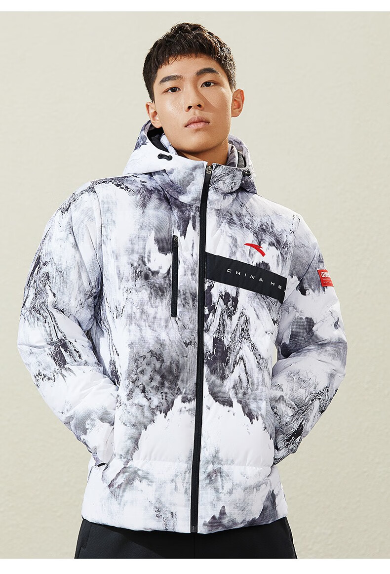安踏(anta) 炽热科技丨中国冰雪国家队羽绒服武大靖同款男2022秋冬季