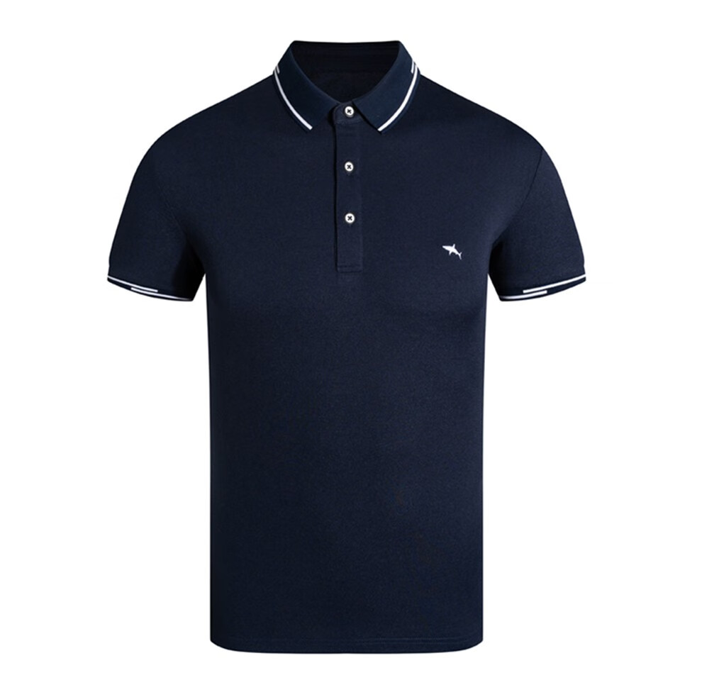 时尚商务休闲短袖t恤男士短polo衫 hs3001 红色 l【图片 价格 品牌