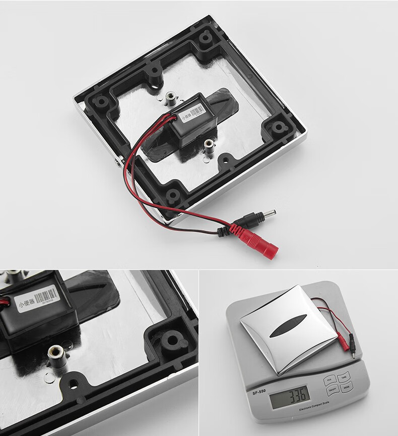 创莎小便池全自动感应器厕所暗装卫生间男尿斗冲洗阀小便斗冲水阀b1款