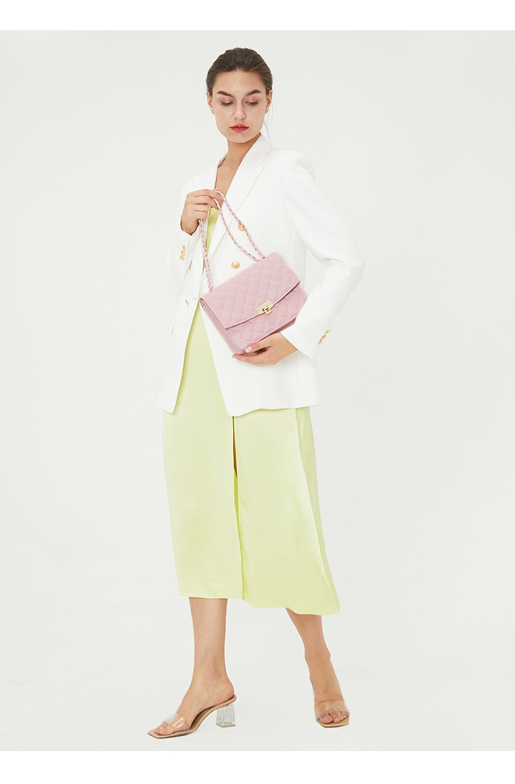 camilakorali品牌新款包包女包单肩斜挎菱格包链条包大容量腋下包女士