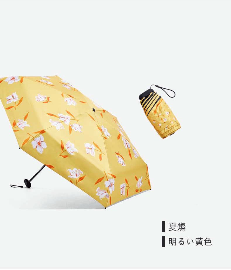 香港香蕉伞bananakiu太阳伞防晒伞小黑伞折叠晴雨伞遮阳伞女防紫外线