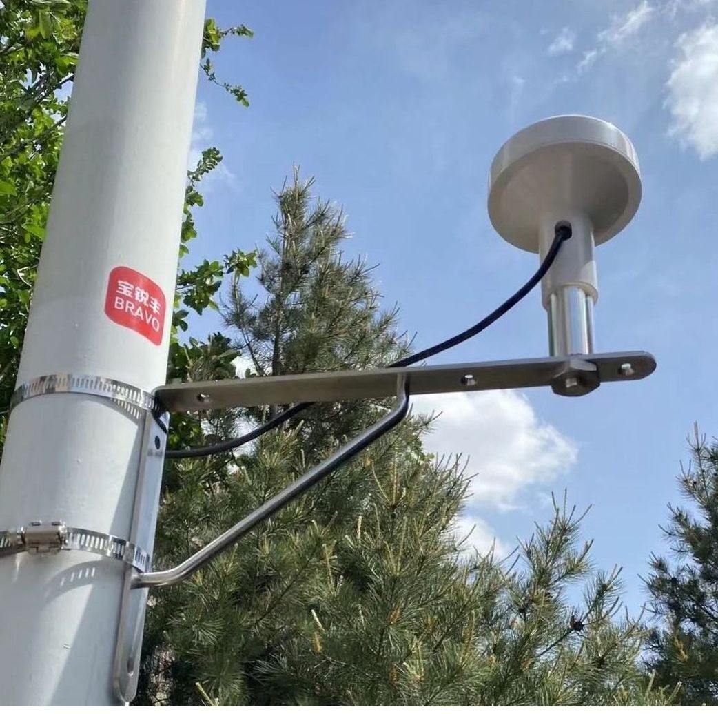 宝锐丰gps北斗授时天线含磁吸座或固定支架tnc接头50米蘑菇头配磁吸座